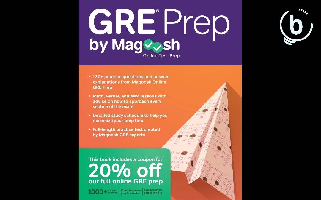 GRE Prep Book by Magoosh: A detailed Review