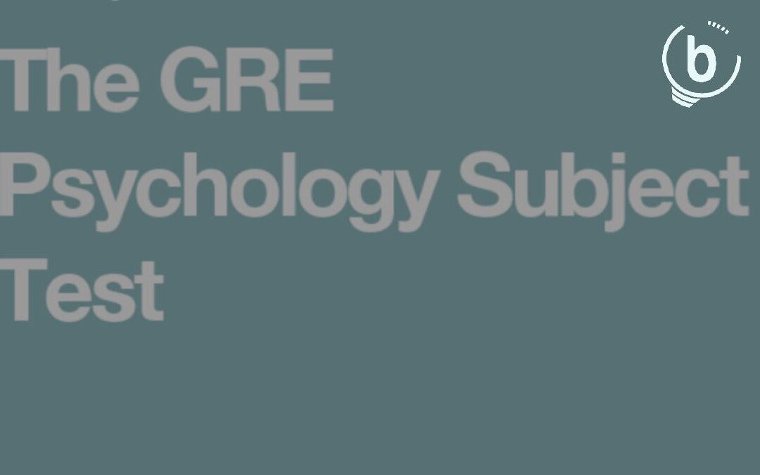8 Best GRE Psychology Subject Test Books