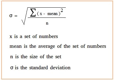 Deviation how the standard to calculate How to